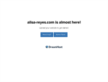 Tablet Screenshot of alisa-reyes.com